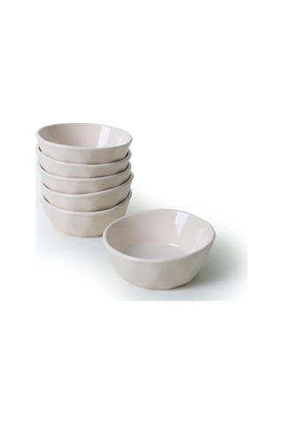 Krem Kristal Çerezlik/sosluk 12 Cm 6 Adet 030 Genel