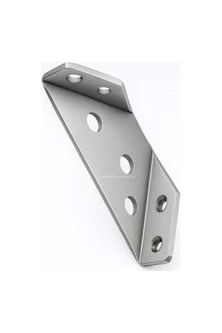 Köşe Bağlantı Aparatı 62x23x18 Mm 1 Mm Kalınlık Montaj Plakası Ahşap Raf Masa Dolap Bağlantısı Mobilya Monta Diğer