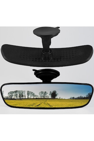 Pırlanta-4 Vantuzlu Universal Dikiz Aynası 21X6 Cm 6 Renk