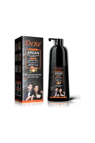Dexe Argan Hair Naturel Black Color Shampoo 420 ML