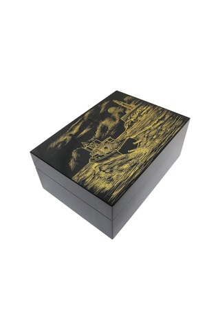 Gentili Emilio Siyah Lake Humidor 373032