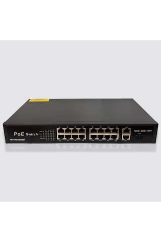 Vnt-sw1621-p 16 Port Full Gıga Poe 2 Port Uplink Gıga 1 Sfp Port Swıtch 250w