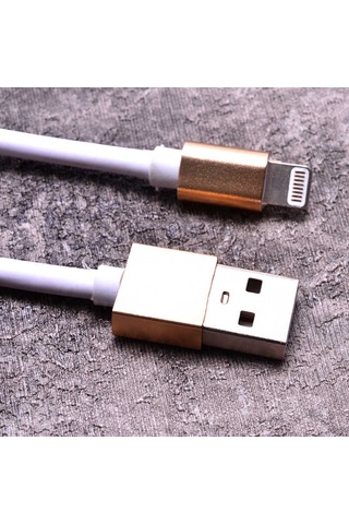 Beyaz Lightning Hızlı Şarj Kablo-zore
