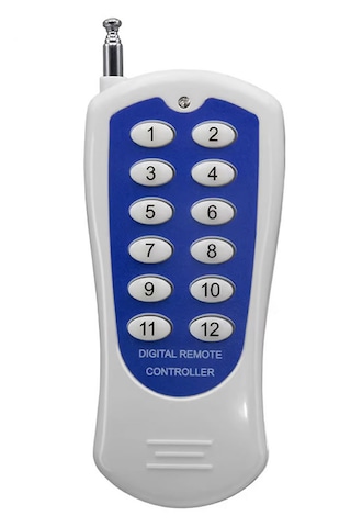 433mhz Kablosuz Uzaktan Kumanda 12 Buton Teleskopik Anten Garaj