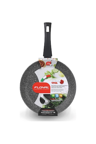 Flonal Pietra Viva Derin Cam Kapaklı Tava 26 cm