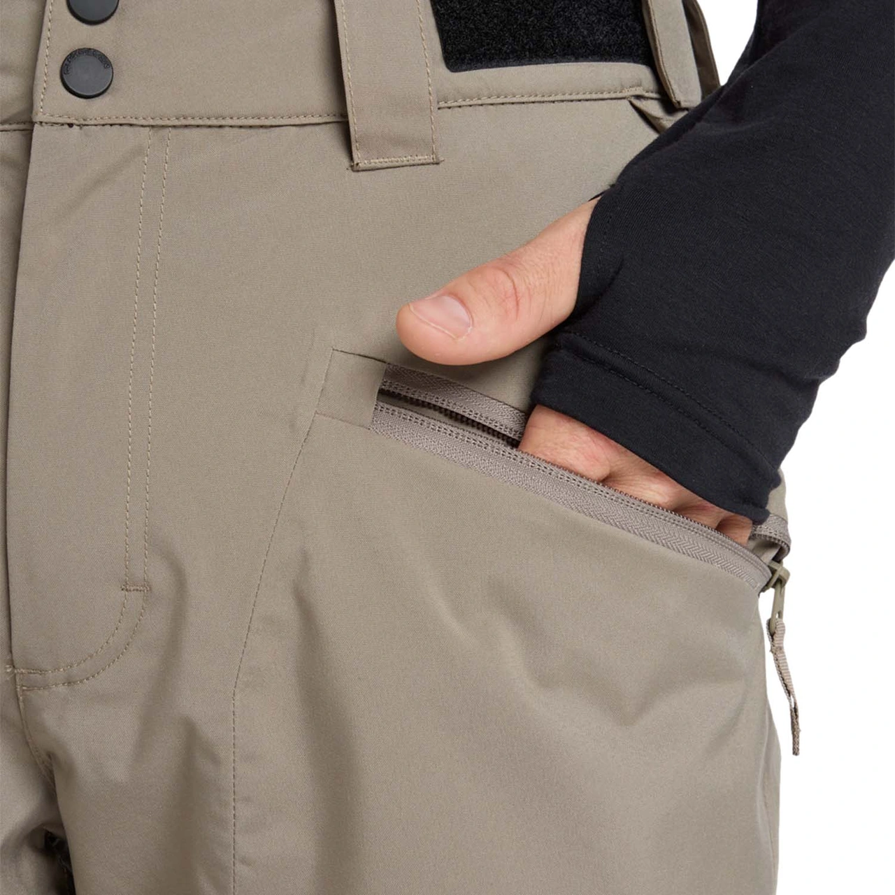 Quıksılver Quiksilver Boundry Pt Erkek Bej Snowboard Pantolonu Tzc0 Taş