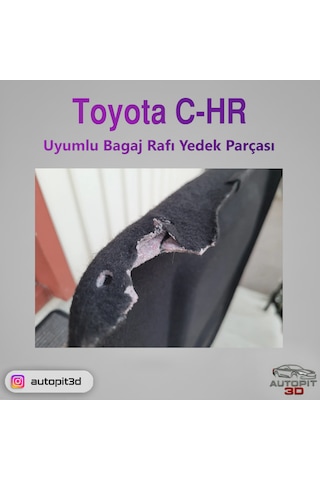 Toyota C-hr Uyumlu Bagaj Rafı Yedek Parçası Pandizot Aparatı