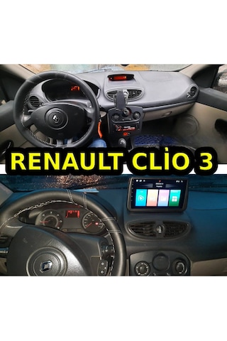 Renault Clio 3 2005-2011 9 inç 6-64 GB PRO Android Carplay Multimedya