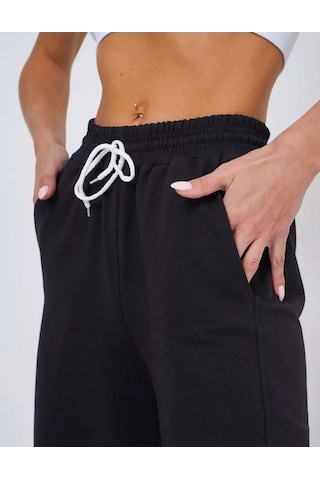 Kadın Spor Kargo Pantolon 255639006 Siyah