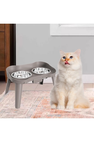 Homyl Yükseltilmiş Evcil Hayvan Kapları Kaymaz Ayaklı Besleme