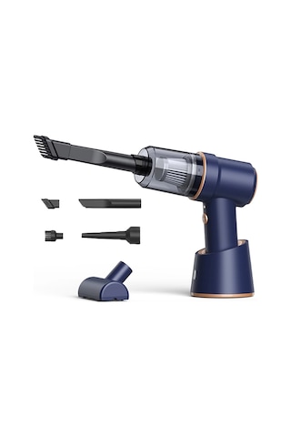 Savoringdetails 80000pa 2'si 1 Arada Araba Ve Ev Elektrikli Süpürgesi Kablosuz Şarjlı Toz Alma Cihazı