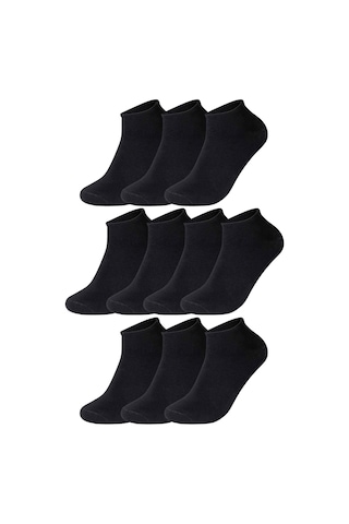 Giorgina Ferri 10'lu Kutu Bambu Premium Dikişsiz Bay - Sneaker Çorap