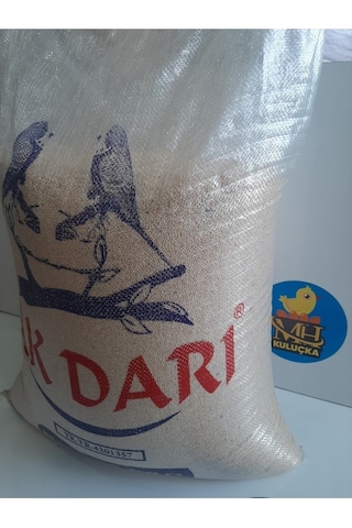 Mezbi Muhabbet Kuş Yemi Ak Darı Beyaz Sade 25 KG