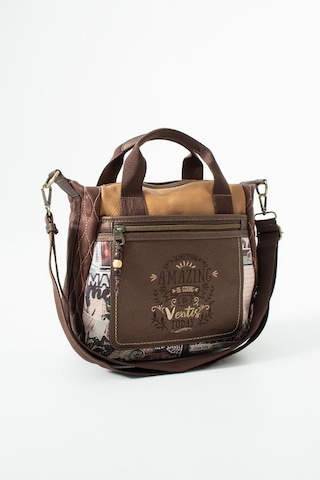 Baginn Amazing Ventis Kadın Postacı Çanta Retro Vegan Deri 28 28 Cm Suni Deri El Çantası Çok Cepli Kahverengi