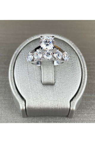 8 Ayar Beştaş Altın Yüzük (524725587)