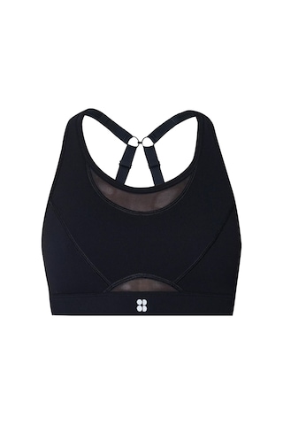 Sweaty Betty Sweaty Betty Power Icon Running Kadın Siyah Koşu Bra Blk Siyah