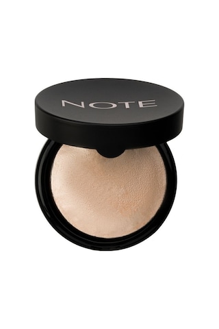 Note Cosmetique Baked Highlighter Işıltılı Fırınlanmış Toz Aydınlatıcı - 01 Moonlight