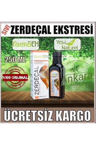 Zerdeçal Sıvı Eki - Zerdeçal Ekstraktı - My Farmaex - 250 ML