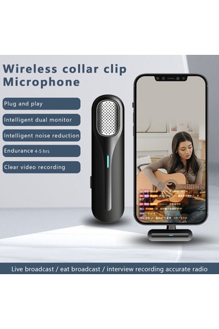 Maiyame Kablosuz Mini Mikrofon - 360 Ses Toplama, Gürültü Azaltma, Type-c Uyumlu, Youtube & Canlı Yayın İçin