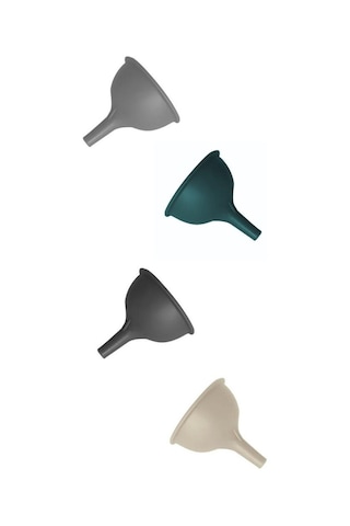 Flosoft 2 Adet Mini Huni, Pratik Silikon Yağ Sirkelik Huni 7cm 2'li Set