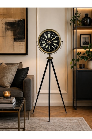 Eskitme İhtişam Tripod Ayaklı Saat