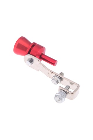 Suofeng Kırmızı M Boy Aluminium Turbo Ses İmitatörü - Araç Egzos Borusuna Kolay Kurulum - Turbo Veya Blow Off Valfi Ses Efekti