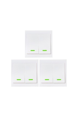 Yulong Geeroyoo 3'lü Akıllı Ev Anahtarı - 433mhz Kablosuz Rf