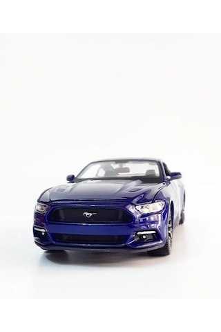 Ford Mustang 1:24 Model Maket Araba Mavi