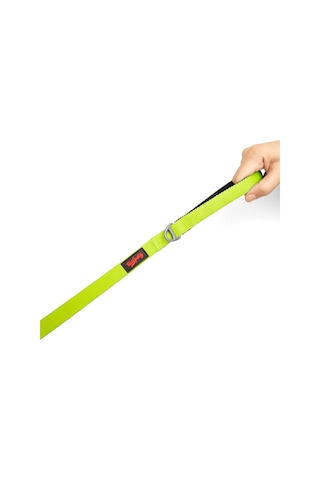 Kedi Köpek Sevk & Gezdirme Kayışı NEON LİME M 130 x 2cm