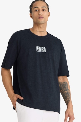 Defacto Defactofit Nba Wordmark Bisiklet Yaka Sırt Baskılı Kısa Kollu Tişört G3645ax25aubk81 Siyah-bk81