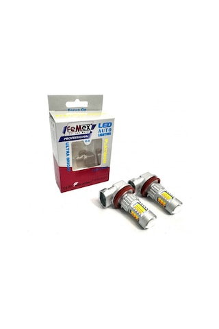Femex Sis Led Ampul H8/11 Çift Renk Beyaz&turuncu Aç&kapa Mercekli Led Ampul