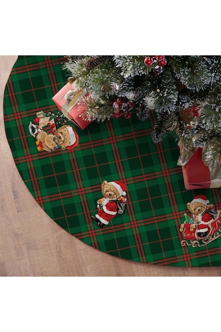 Santa Teddy Çam Ağacı Altı Örtüsü