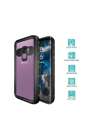 Galaxy S9 En İyi Full Koruma Kılıf Siyah Renk For Samsung Full Koruma Kılıf Uyumlu