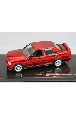 1:43 Ölçek Ixo 1984 Mercedes Benz 190 E 2.3 16v Custom Diecast Metal Minyatür Model Araba 10cm