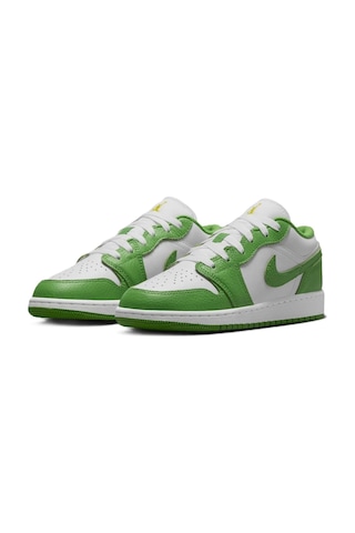Nike Air Jordan 1 Low Se Bg Leather Sneaker Hakiki Deri Beyaz Unisex Spor Ayakkabı