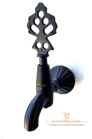 Lpd İkili Osmanlı Musluk Siyah Mat Siyah