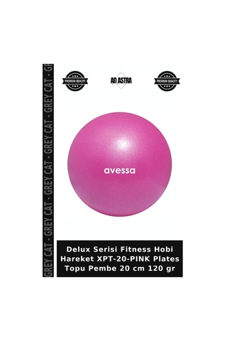 Delux Serisi Fitness Hobi Hareket Xpt-20-pınk Plates Topu Pembe 20 Cm 120 Gr