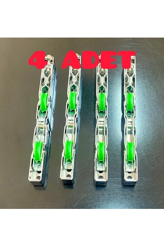 Tusem Çelik Gövde Yeşil Çiftli Sürme Kapı Ve Pencere Tekeri