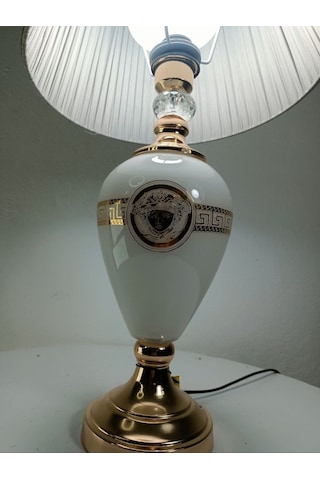 Bıev Medusa Beyaz Cam Abajur Beyaz