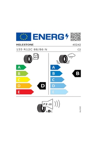 Milestone 155 R12 C Tl 88/86n 8pr Evovan Yaz Lastiği 2025