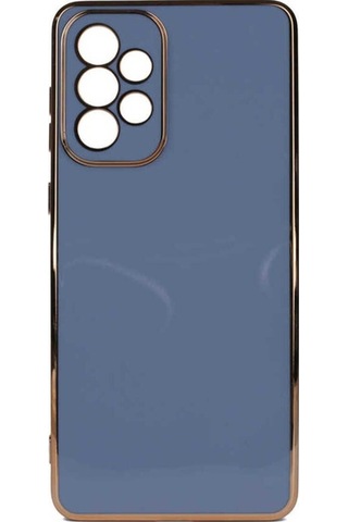 Samsung Uyumlu Galaxy A73 Kılıf Zore Bark Kapak Mavi Açık