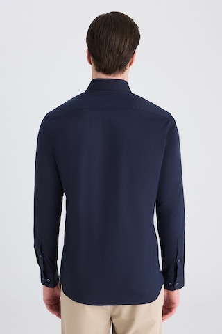 Twn Slim Fit Lacivert Düz Gömlek 5ef02ee44343m Çok Renkli