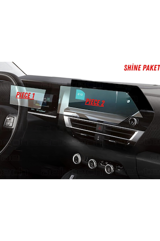 Citroen C4x Shine Paket Uyumlu Hayalet Ekran Ve Multimedya Nano Ekran Koruyucu