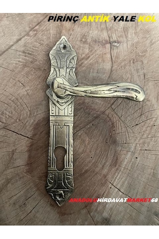 Antik Kapı Kolu Pirinç Yale Antik Kapı Kolu El Yapımı Sarı Pirinç (541713098)
