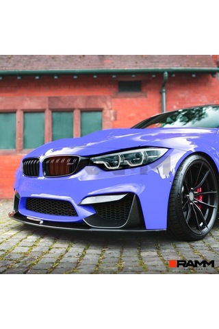 Bmw M3 M4 F80 F81 F82 F83 Ön Tampon Lipi + Flap Seti Parlak Siyah
