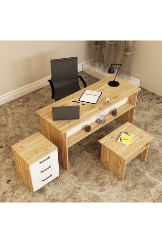 KALENDER DEKOR MERKÜR-1-2-3 OFİS BÜRO MASASI TAKIMI MRK02