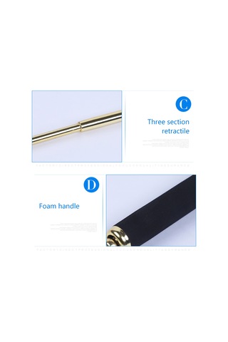 Symbee 64 Cm Uzunlukta Titanyum Çelik Savunma Çubuğu, Köpük Saplı, 26 İnç Genişletilebilir, Acil Durumlar İçin Dayanıklı Çok Renkli