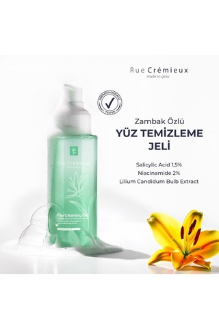 Yüz Temizleme Yıkama Jeli 200ml Leke Karşıtı Zambak Özlü - Tk