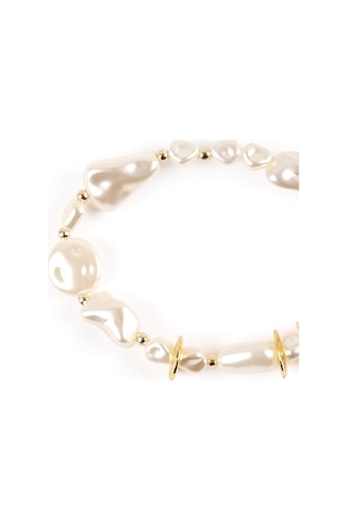 İncili Gold Detaylı Lastikli Bileklik S26blk009 Us26blk00974 Çok Renkli