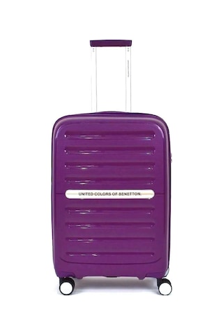 Benetton Büyük Boy %100 Polipropilen Valiz Mor Bnt1000 Mor